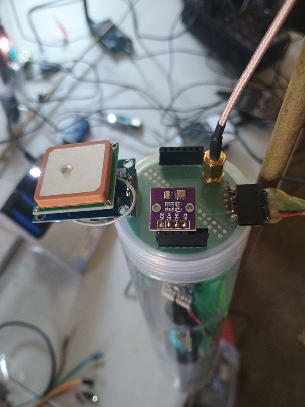 Top view of PacketChat Trek radio
